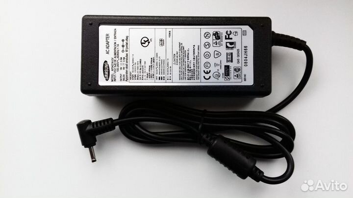 Блок питания ноутбука samsung 19V 3.16A (адаптер)