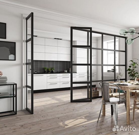 Раздвижные перегородки / Распашные перегородки