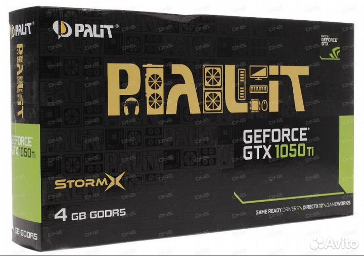Видеокарта Palit GeForce GTX 1050 Ti StormX