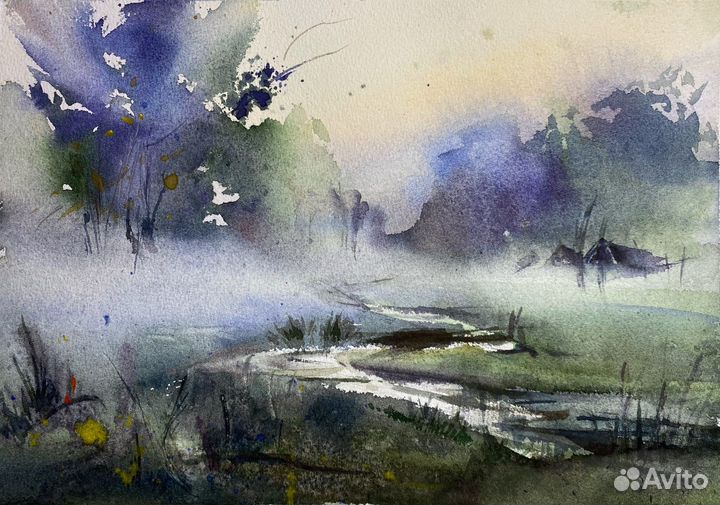 Акварельные пейзажи