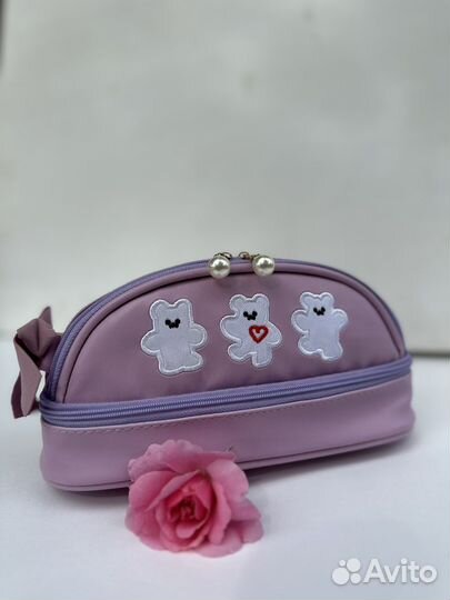 Пенал косметичка школьный для девочки