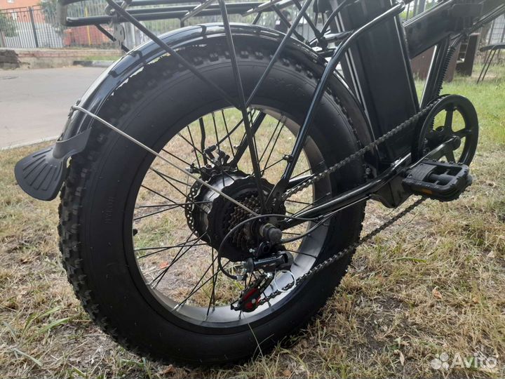 Электровелосипед фэтбайк складной
