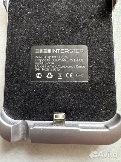 Кейс для iPhone 6 3000 mAh