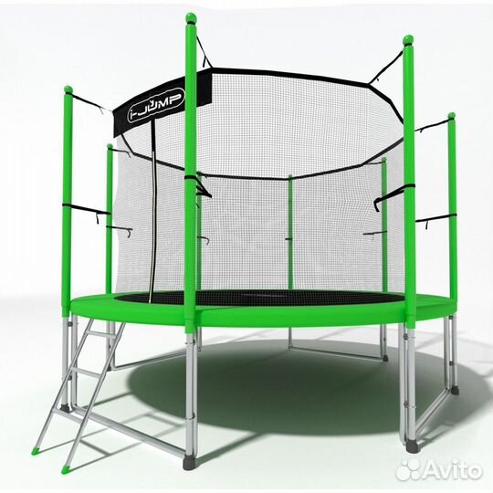 Батут I-jump classic light 14FT green