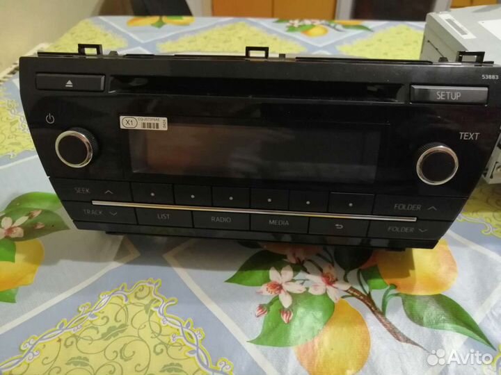 Штатная магнитола toyota