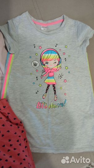 Вещи пакетом на девочку 104-110