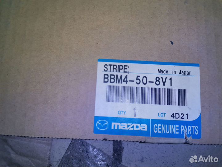 Наклейки на заднюю правую дверь mazda 3 BL 09-13