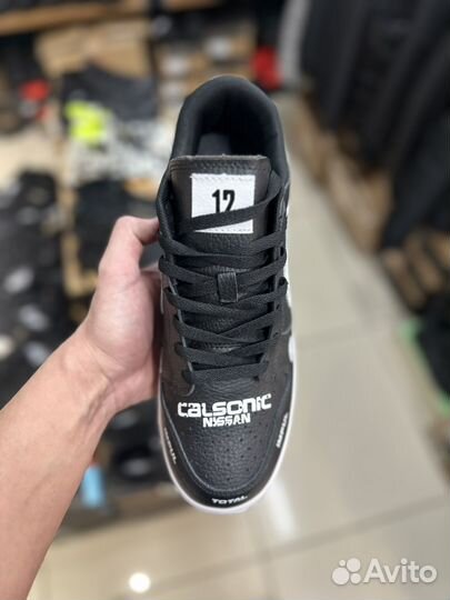 Мужские кожаные кроссовки Nike Dunk Low Retro