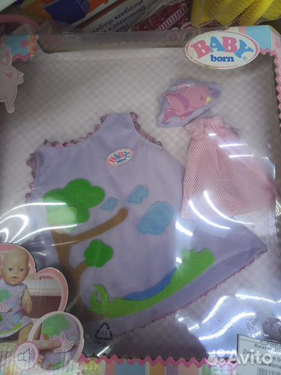 Одежда для куклы baby born