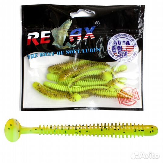 Приманка relax texas LAM410,0cm 4,1g 10шт