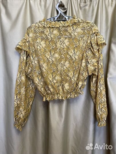 Кружевная блузка zara