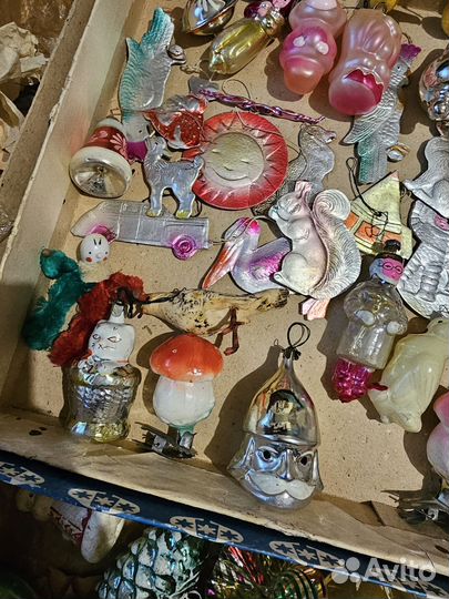 Елочные игрушки СССР