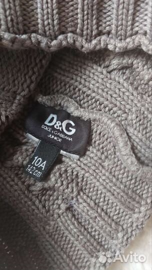 Шапка и шарф комплект для мальчика D&G