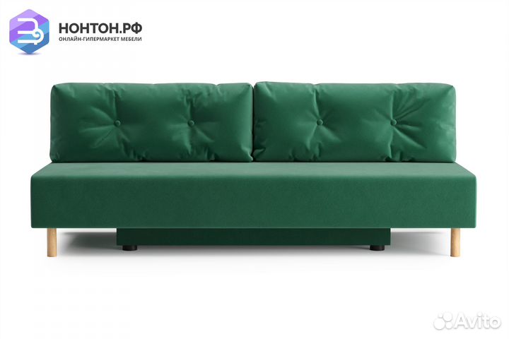 Диван еврокнижка Сайле зеленый
