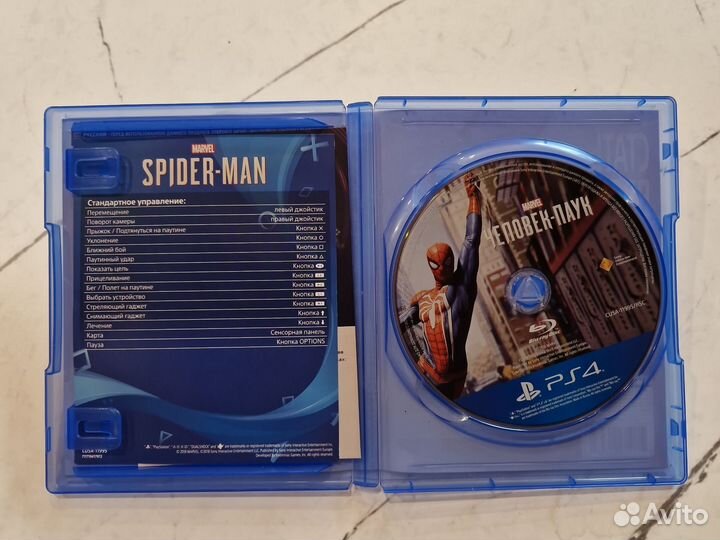 Человек паук ps4 диск