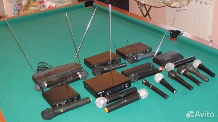 Микрофоны Pro Вокал Shure Sennheiser Радио & XLR