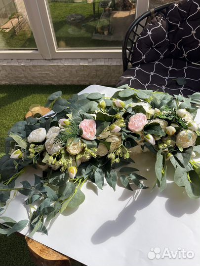 Свадебный декор, цветочная композиция