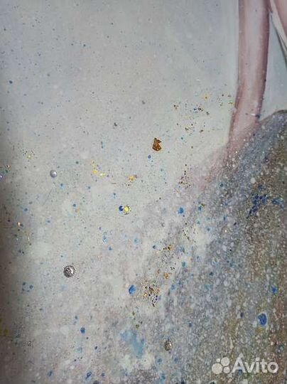 Картина акрилом,Балерина