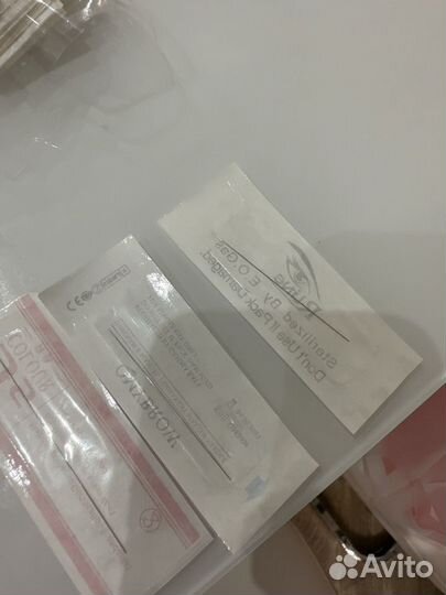 Для татуажа иглы r-line,колпачки