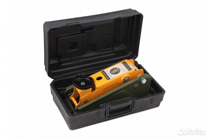 Дело Техники 904128 Домкрат подкатной 2т. в кейсе