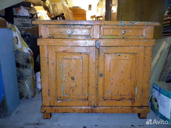 Тумба ретро СССР дерево вариант №1