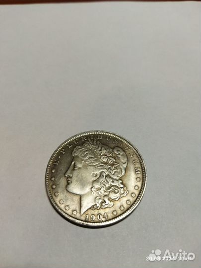 1 доллар США 1904 
