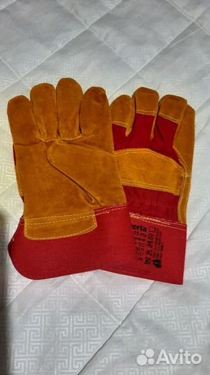 Кожаные(на меху и без), рабочие перчатки