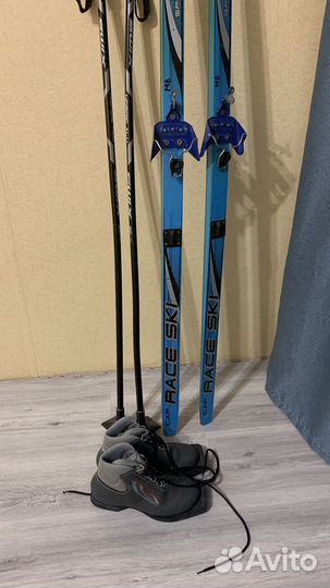 Лыжи беговые детские 160 с ботинками