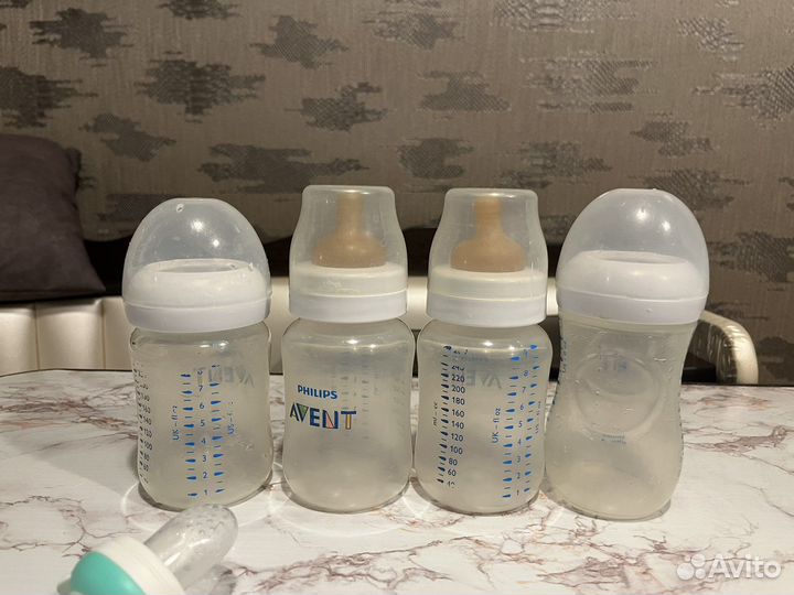 Бутылочки для кормления avent
