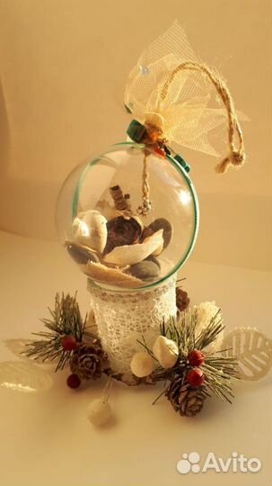 Шар елочный новогодний 