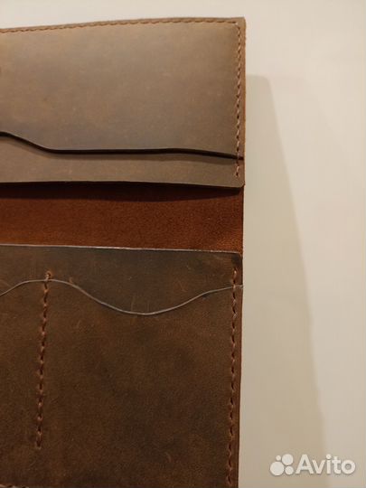 Обложка на паспорт из кожи, докхолдер кожаный