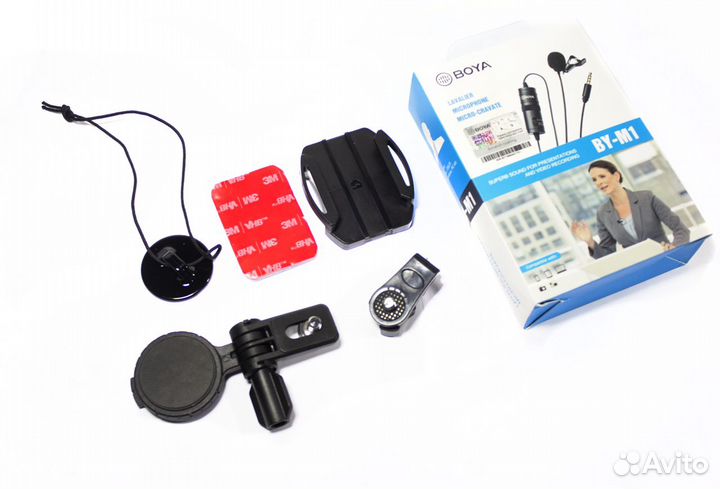 Крепление на шлем Sony, петличка и переходник