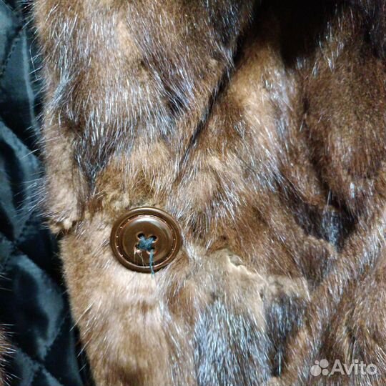Шуба норковая 52-54, кусочками