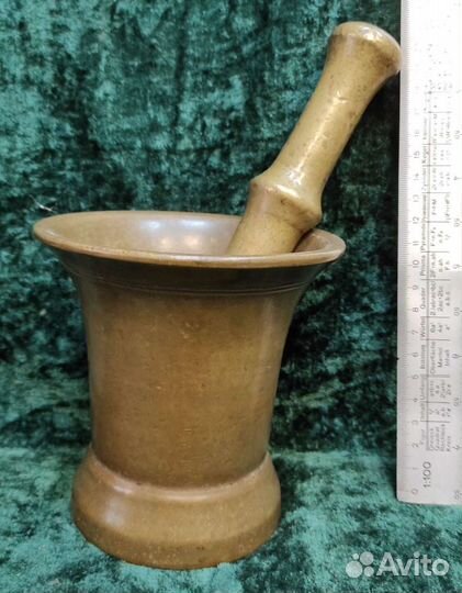 Ступка бронзовая, старинная