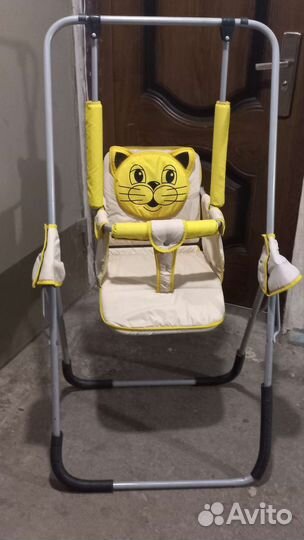 Детские качели напольные складные