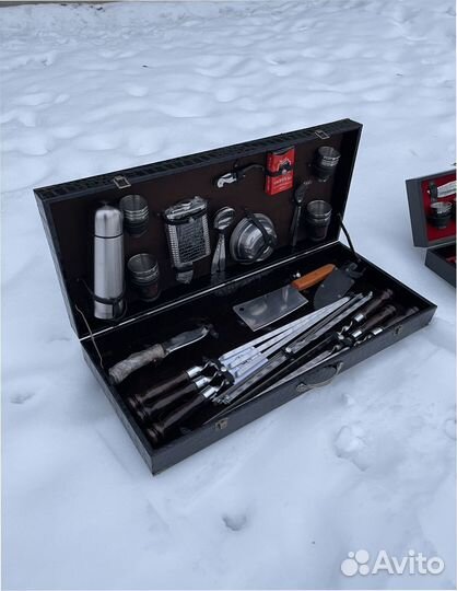 Подарочный набор шампуров в кейсе - Лучший подарок