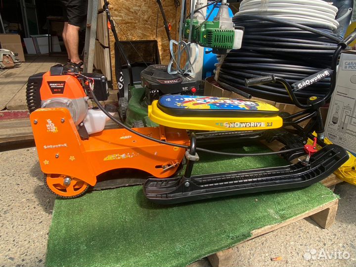Снегоход с мотором