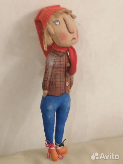 Креативная текстильная кукла