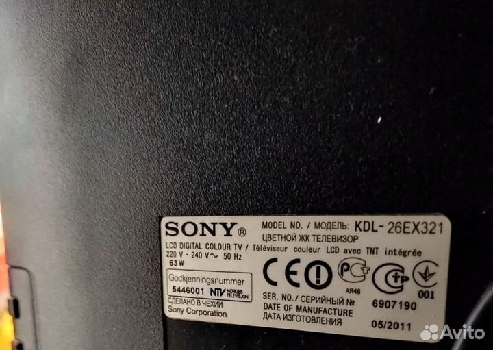 Sony KDL-26ex321