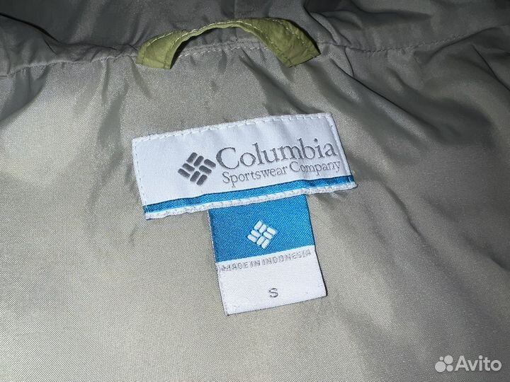 Куртка Ветровка с капюшоном Columbia Зелёная