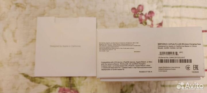 Беспроводные наушники apple airpods pro