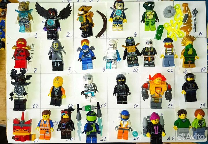 Лего сити, майнкрафт, Чима минифигурки