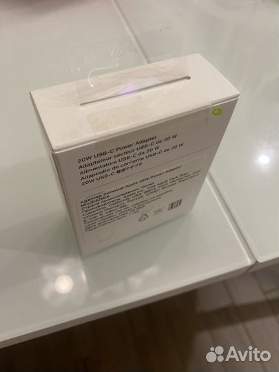 Блок питания apple 20w новый (оригинал)