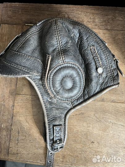 Шапка для мальчика шлем авиатора на меху