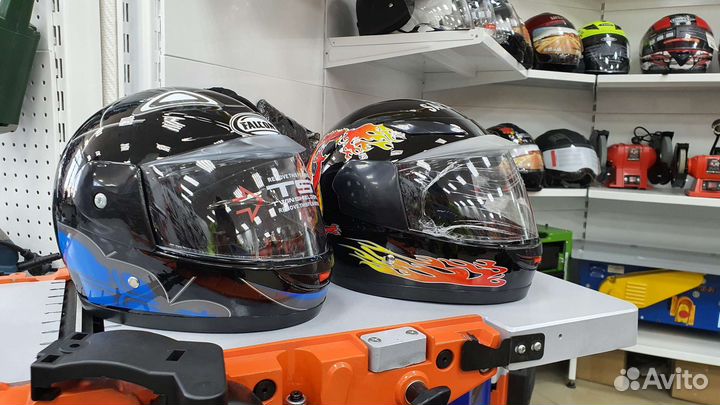 Мотошлем детский