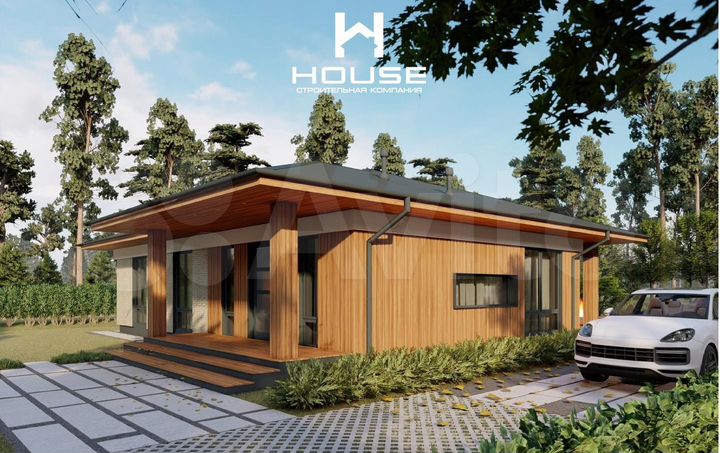 Дом 102 м² на участке 8 сот.