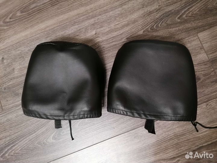 Чехлы для подголовников kia rio 3 (экокожа)