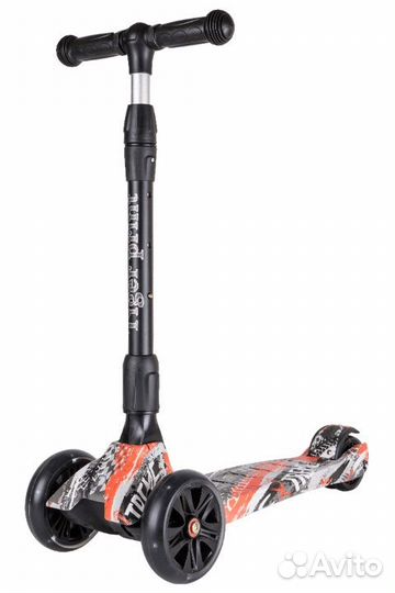 Самокат TechTeam Tiger Print Extreme (3-х колесны
