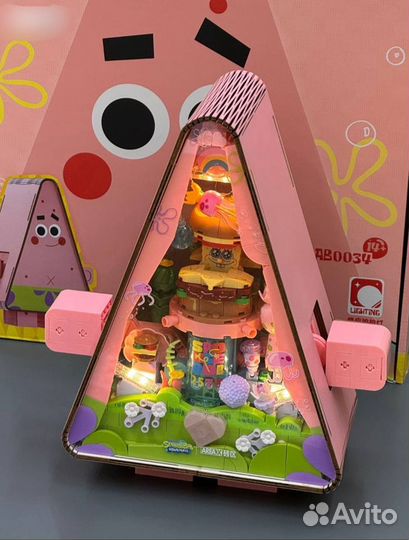 Коллекционный конструктор Area-x Губка Боб/Патрик