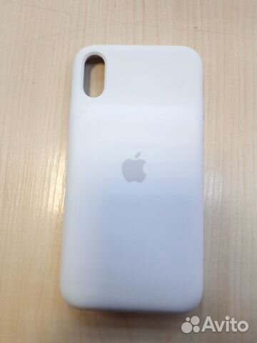 Оригинальный чехол-аккумулятор для iPhone XR белый